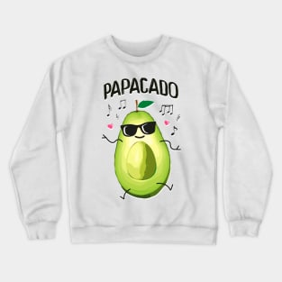 Papacado - Avocado - Dad - Partnerlook Crewneck Sweatshirt